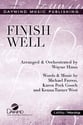 Finish Well SATB choral sheet music cover